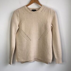 J Crew Wool Cream Sweater